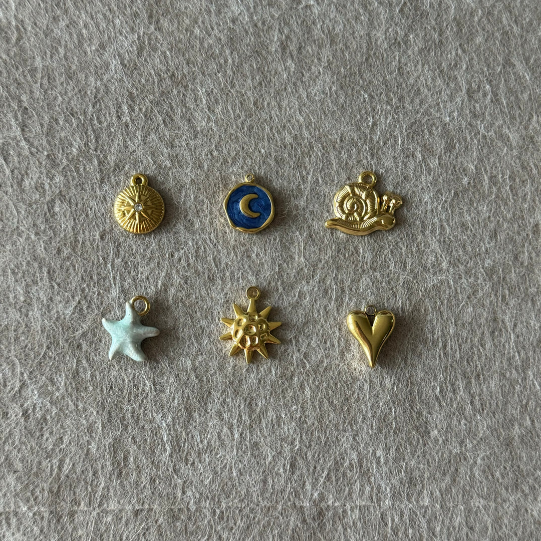Whimsical Nature Charms – Sun & Sea Edition