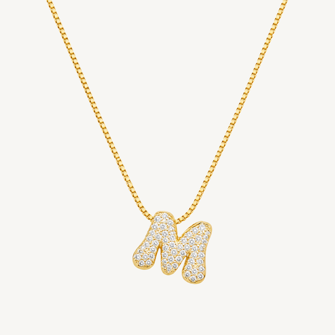 Pavé Initial Necklace