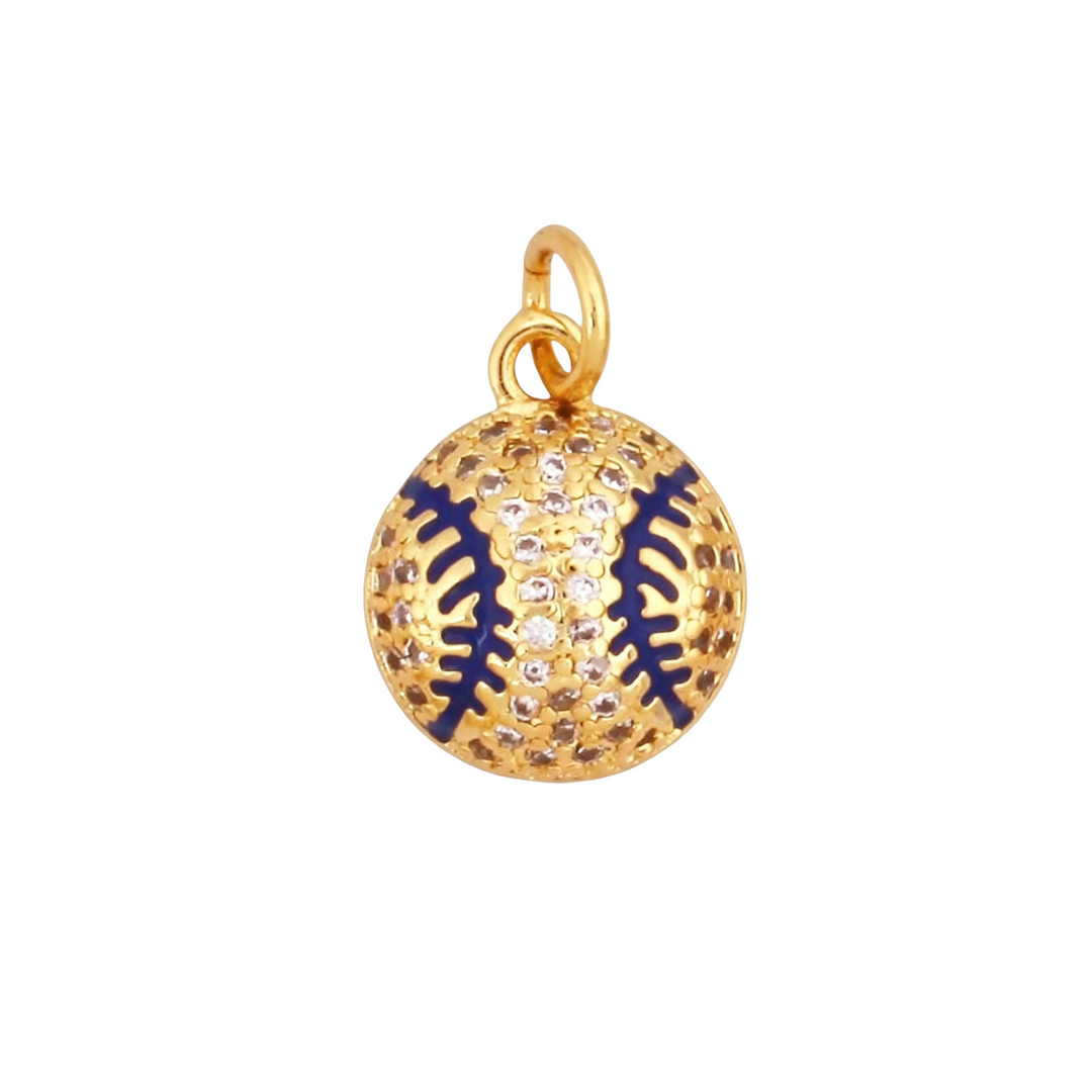 Diamond Pave Baseball