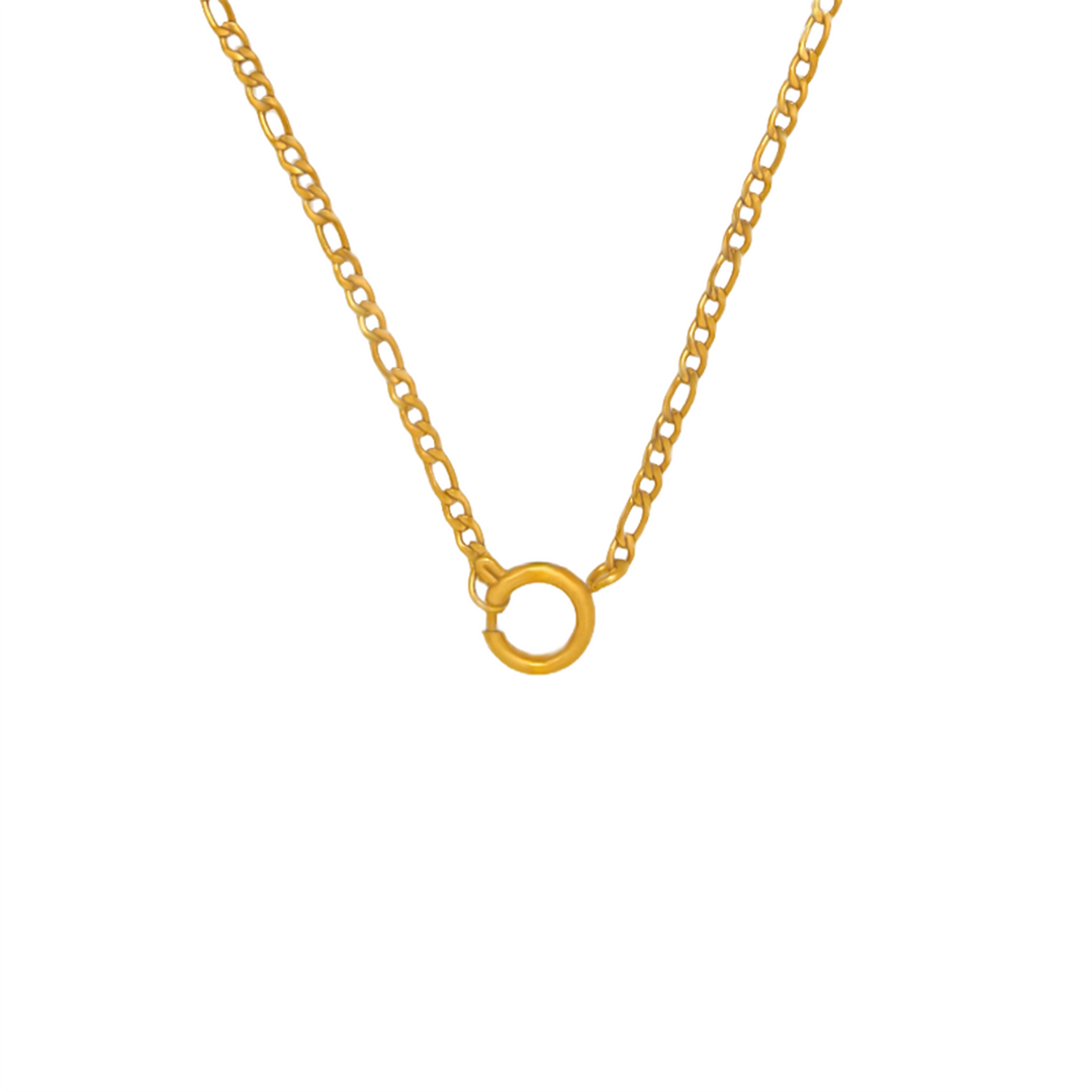 Figaro Chain Open Spring Ring