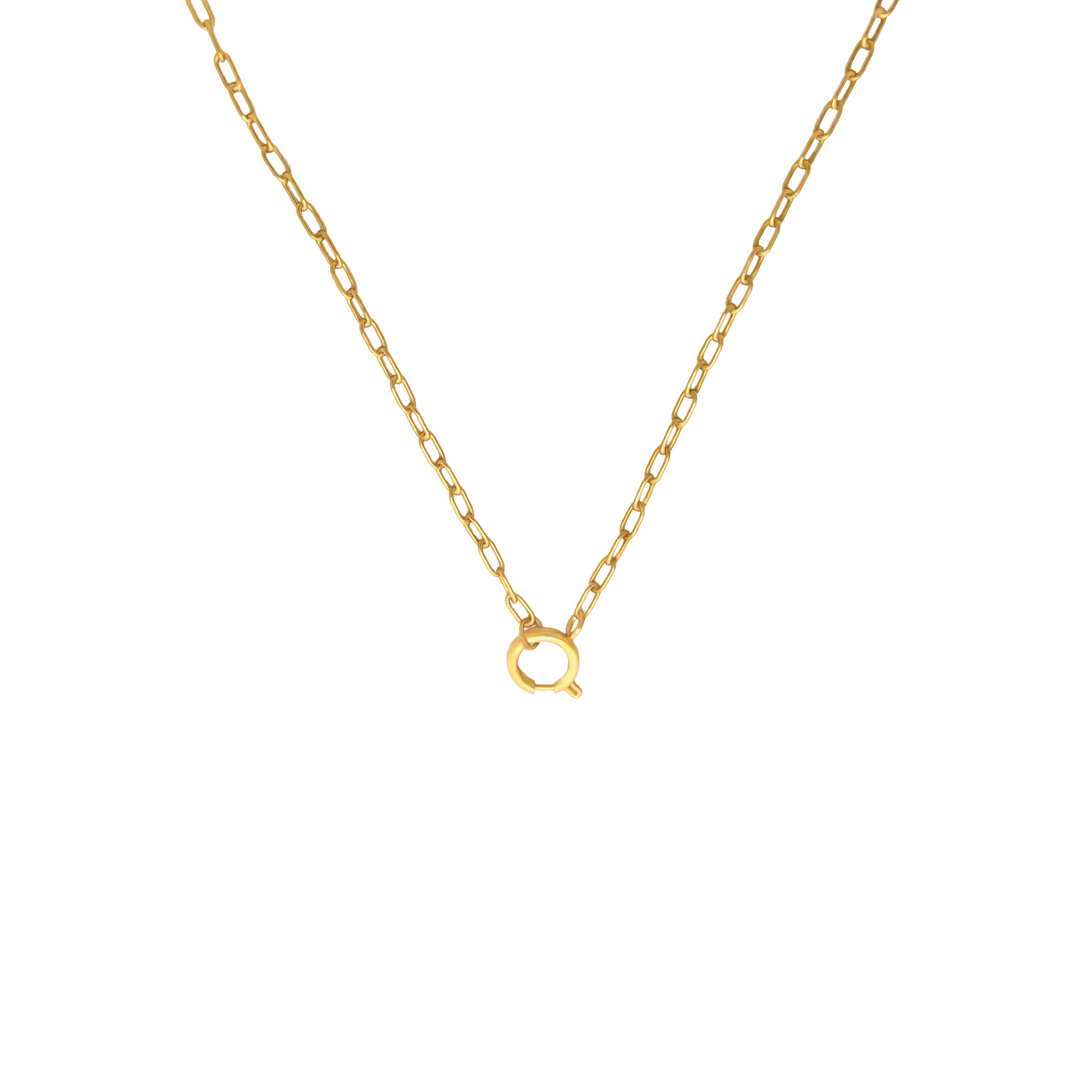 Paperclip Chain Open Spring Ring