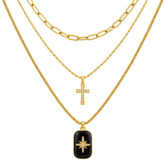 3-Layer Pendant Necklace