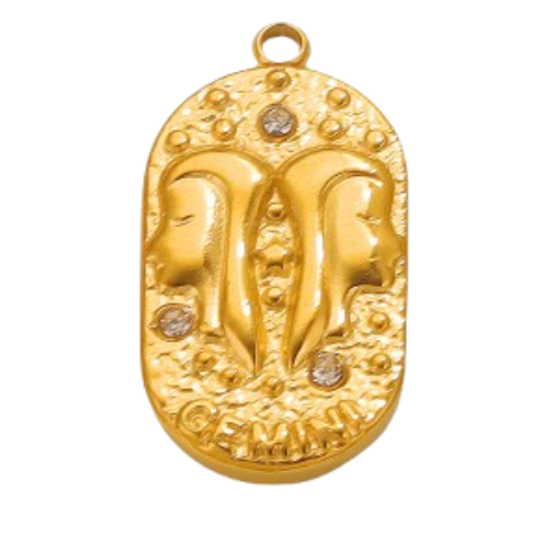 Charms Constellation Oval Gold-Plated