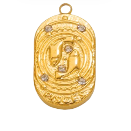 Charms Constellation Oval Gold-Plated