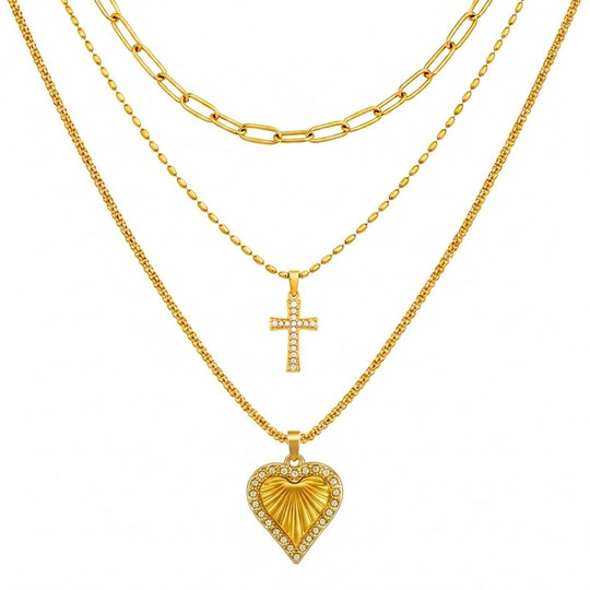 3-Layer Pendant Necklace