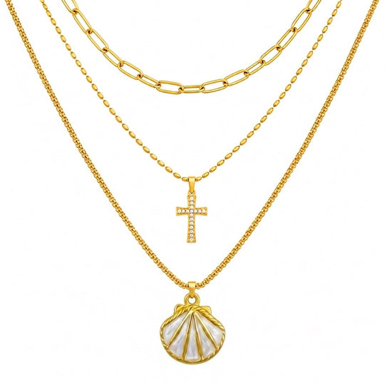 3-Layer Pendant Necklace
