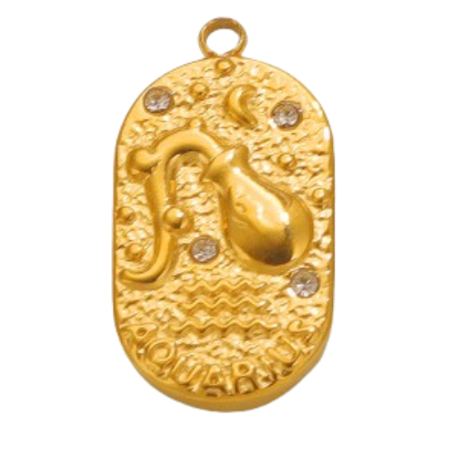 Charms Constellation Oval Gold-Plated
