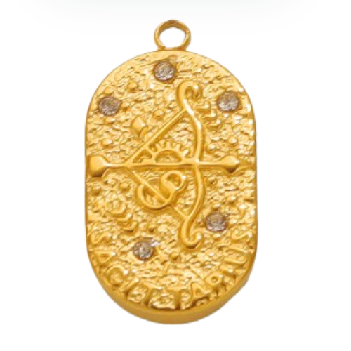 Charms Constellation Oval Gold-Plated