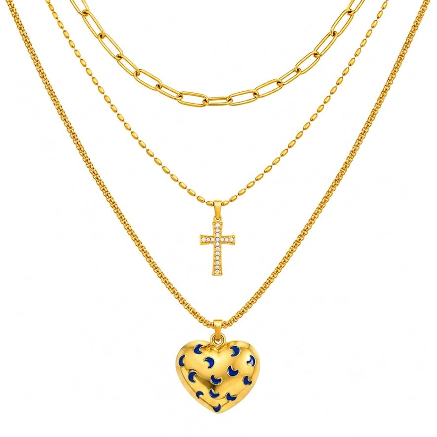 3-Layer Pendant Necklace