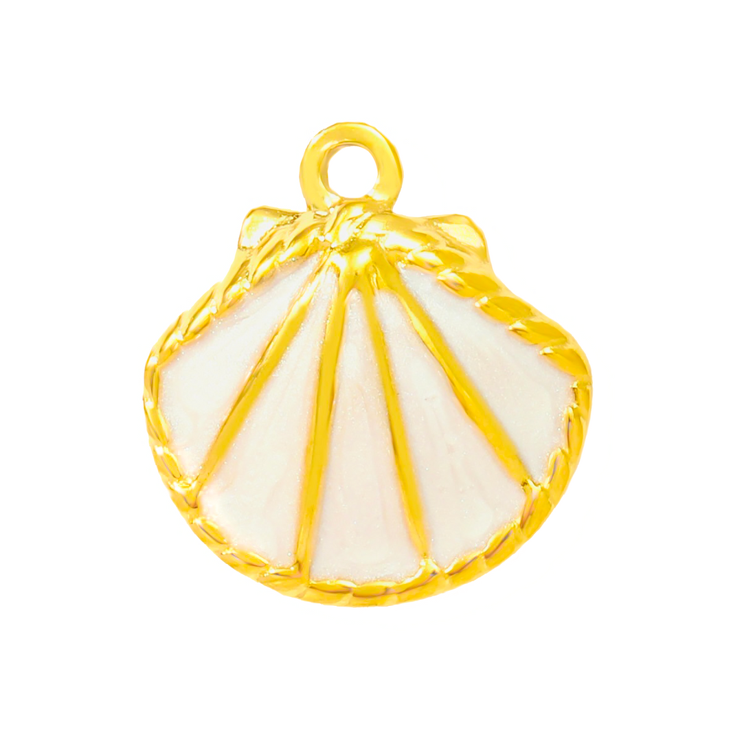 Enamel Scallop Shell