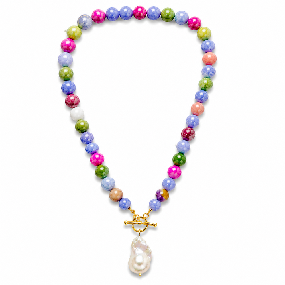 Beaded Charm Necklace