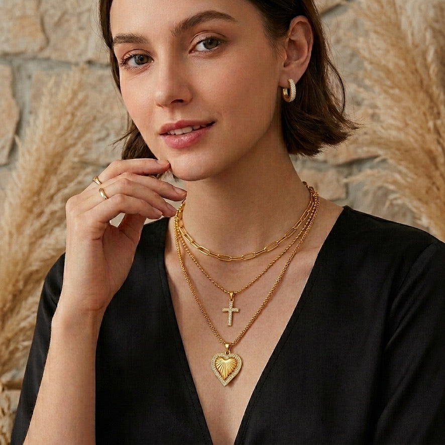 3-Layer Pendant Necklace