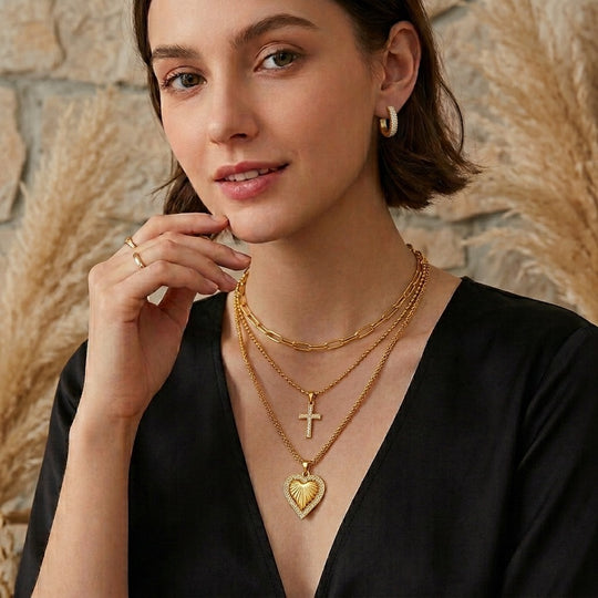 3-Layer Pendant Necklace