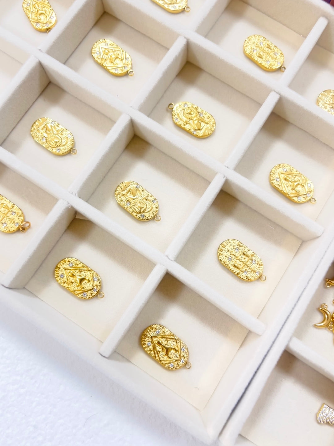 Charms Constellation Oval Gold-Plated