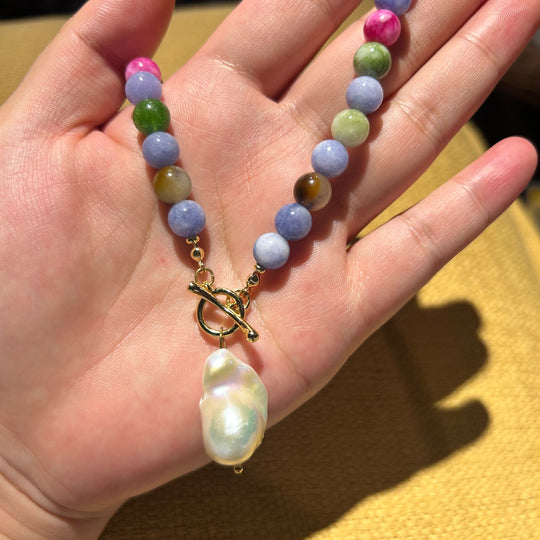 Beaded Charm Necklace