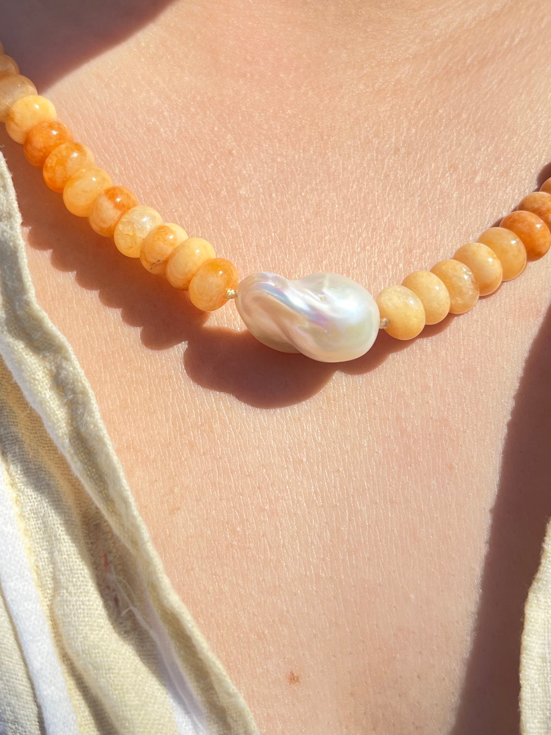 Baroque Beaded Necklace