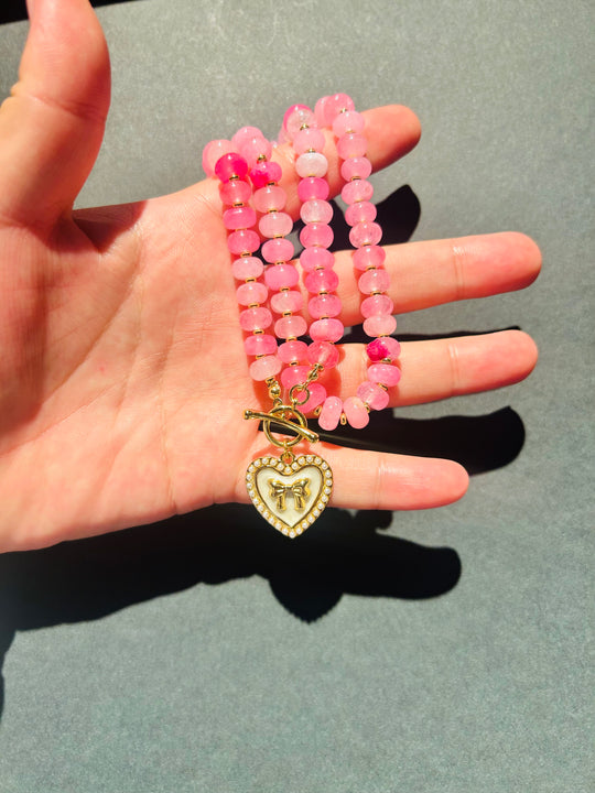 Beaded Charm Necklace