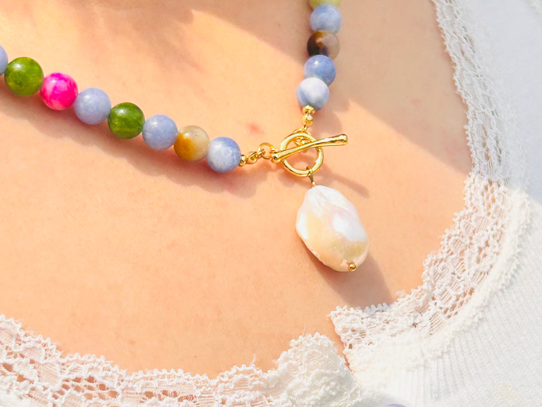 Beaded Charm Necklace