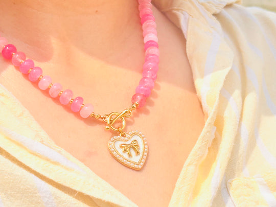 Beaded Charm Necklace