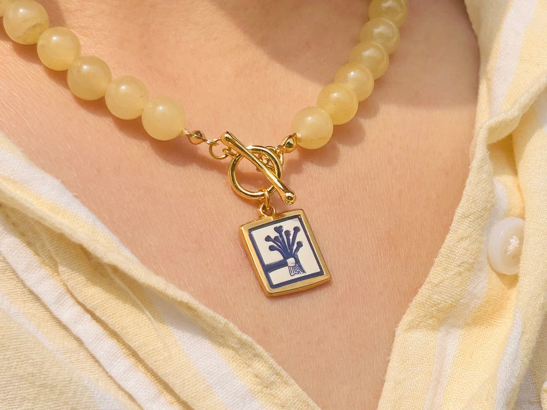 Beaded Charm Necklace