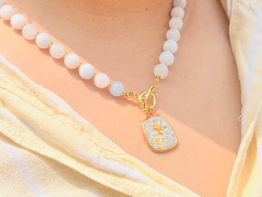 Beaded Charm Necklace