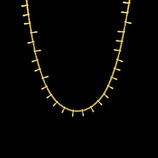 Gold Chain Necklace Set – Beaded, Fringe, and Rope Styles, Minimalist Layering Jewelry for Women