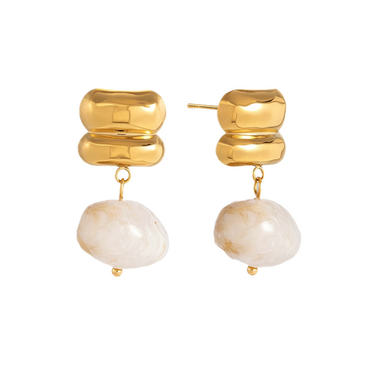 Baroque Pearl Pebble Drop