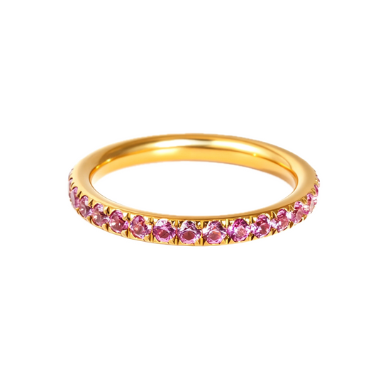 Rose Gold Eternity Band