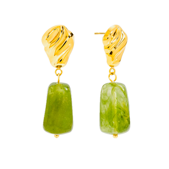 Verdure Twist Drop Earrings