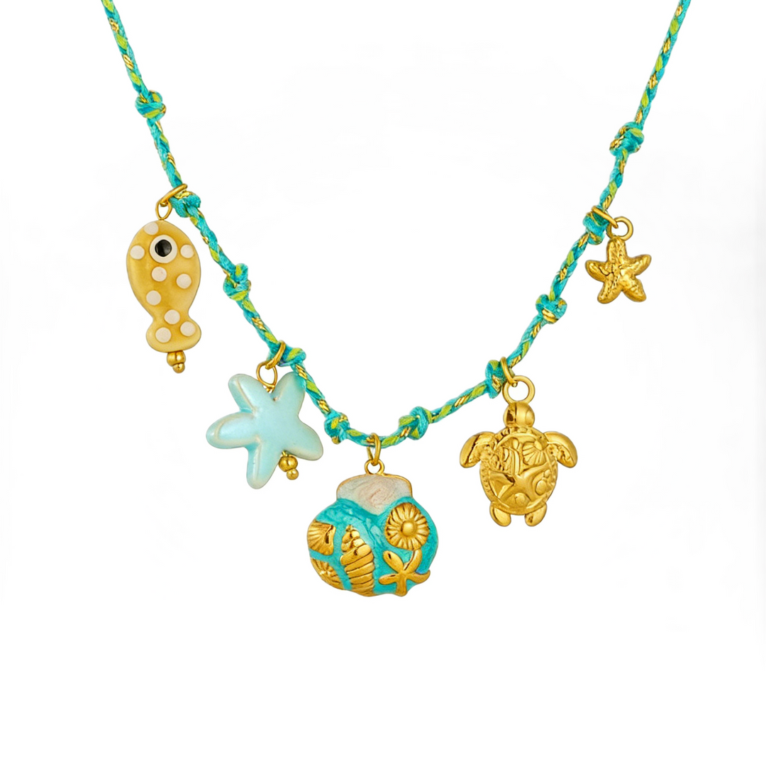 Bohemian Rope Knot Ocean Style Multi-Pendant Jewelry
