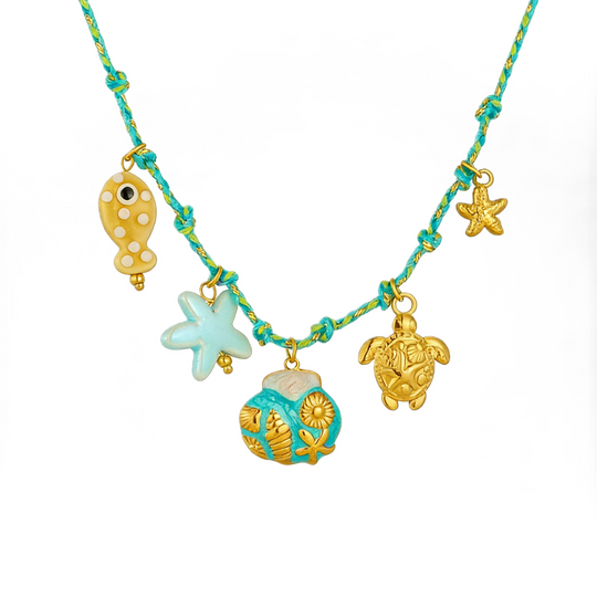 Bohemian Rope Knot Ocean Style Multi-Pendant Jewelry