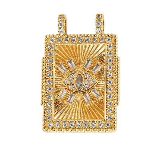 Evil Eye Sunburst Pendant