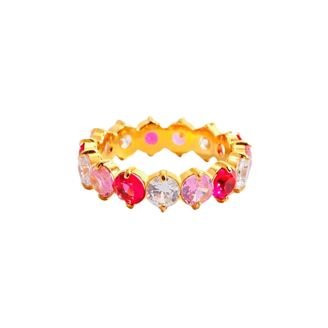 Pink Mix CZ Eternity