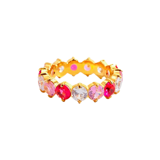 Pink Mix CZ Eternity