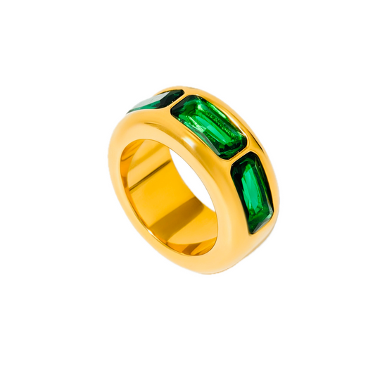 Wide Band with Square Diamonds