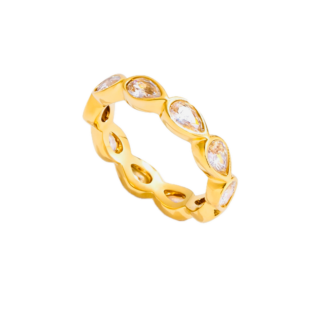 Pear CZ Eternity