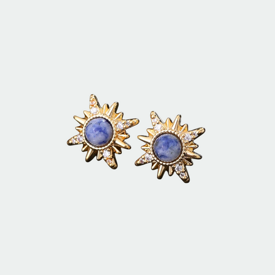 Celestial Spark Stud Earrings Sunlit energy Subtle magic