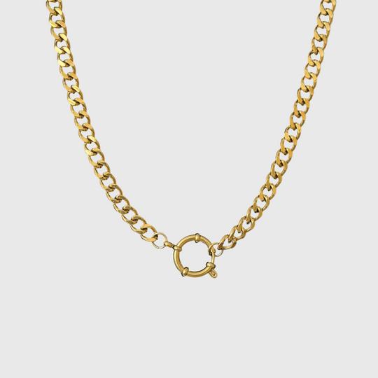 Bold Link Statement Necklace Chunky gold, unapologetically bold