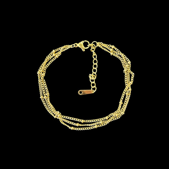 Gold Chain Bracelet – Minimalist Everyday Jewelry, Adjustable Chains in Multiple Styles