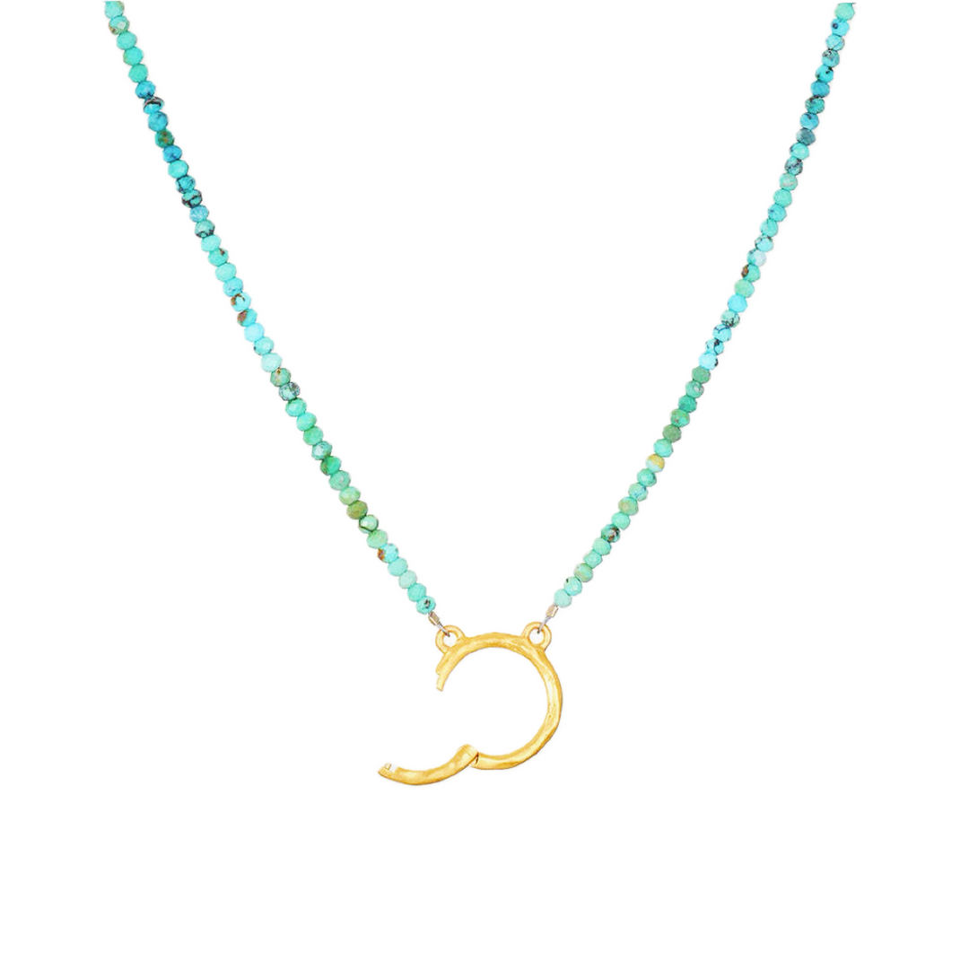 Beaded Clasp Circle Chain