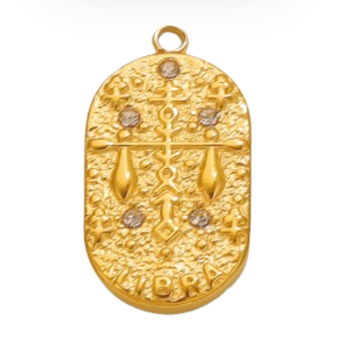 Charms Constellation Oval Gold-Plated