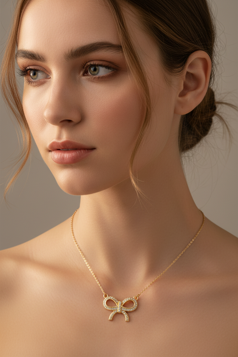 Bow Pendant 2 - Open Frame