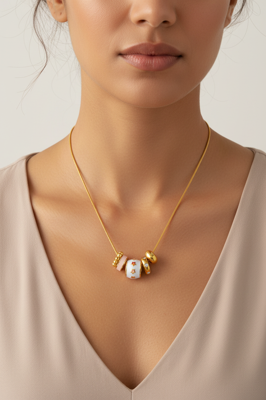 Celeste Star Charm Necklace