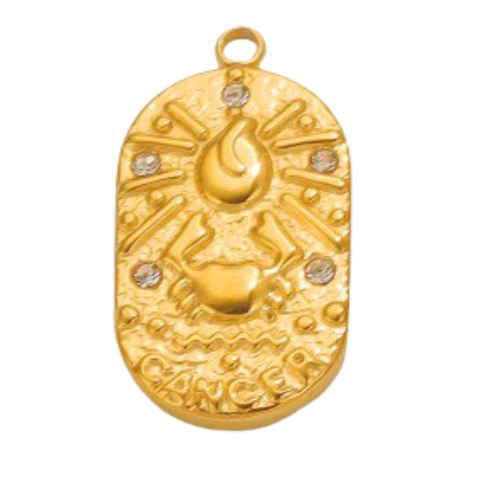 Charms Constellation Oval Gold-Plated
