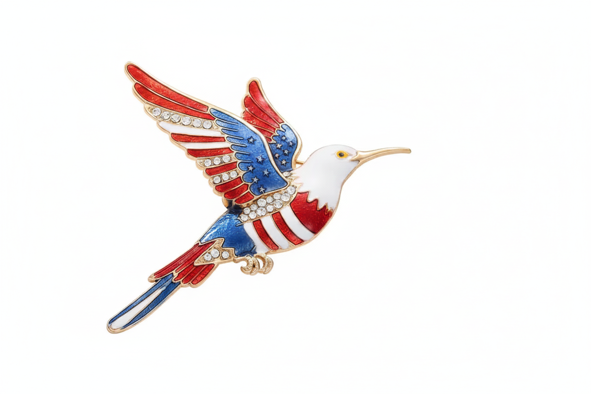 Hummingbird Brooch Carousel